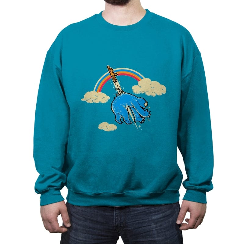 Penetrate! - Crew Neck Sweatshirt Crew Neck Sweatshirt RIPT Apparel Small / Antique Sapphire