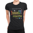 Periodic Table of the RPG - Womens Premium T-Shirts RIPT Apparel Small / Black