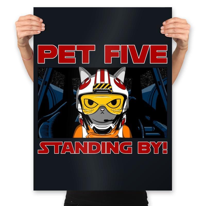 Pet Five - Prints Posters RIPT Apparel 18x24 / Black