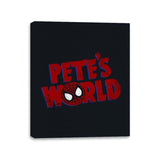 Pete's World - Canvas Wraps Canvas Wraps RIPT Apparel 11x14 / Black