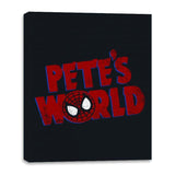 Pete's World - Canvas Wraps Canvas Wraps RIPT Apparel 16x20 / Black