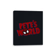 Pete's World - Canvas Wraps Canvas Wraps RIPT Apparel 8x10 / Black