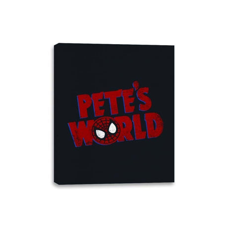 Pete's World - Canvas Wraps Canvas Wraps RIPT Apparel 8x10 / Black