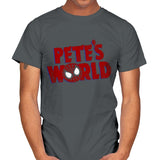 Pete's World - Mens T-Shirts RIPT Apparel Small / Charcoal