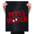 Pete's World - Prints Posters RIPT Apparel 18x24 / Black