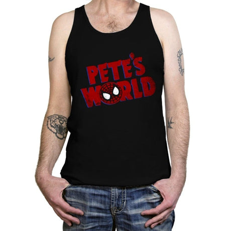 Pete's World - Tanktop Tanktop RIPT Apparel X-Small / Black