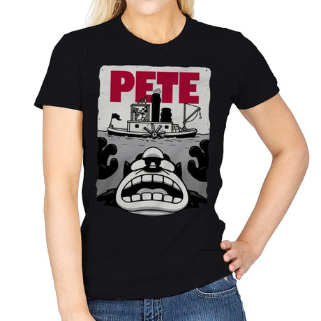 Pete! - Womens T-Shirts RIPT Apparel Small / Black