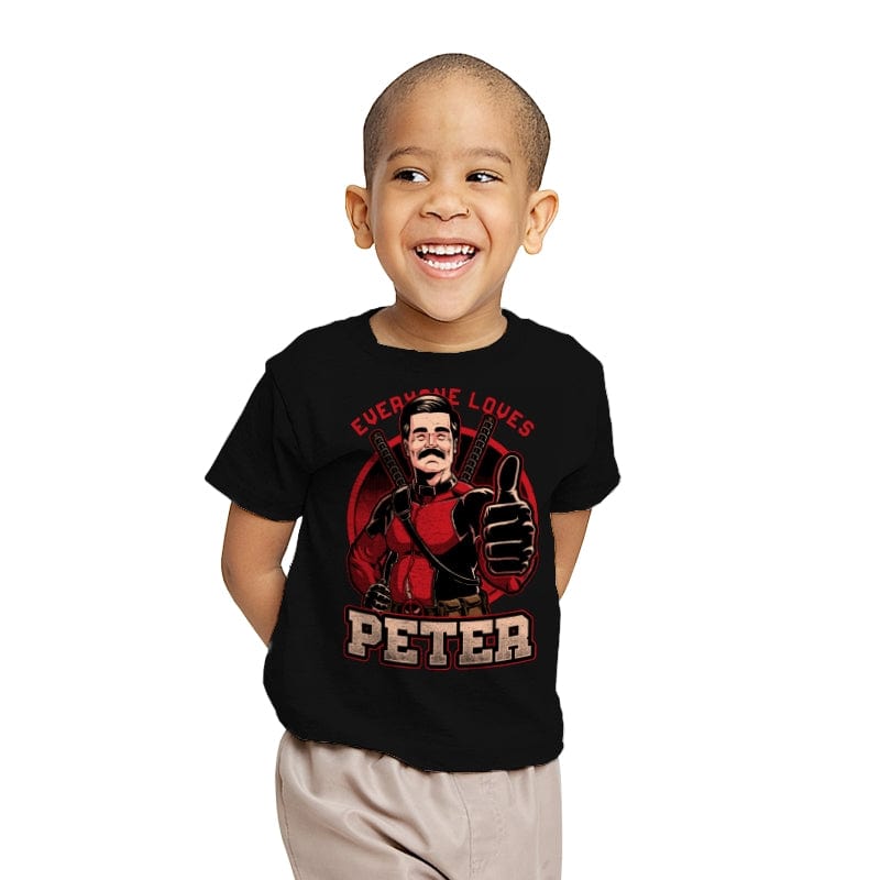 Peter Love Dead Hero - Youth T-Shirts RIPT Apparel X-small / Black