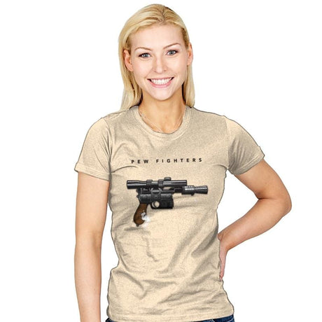 Pew Fighters - Womens T-Shirts RIPT Apparel