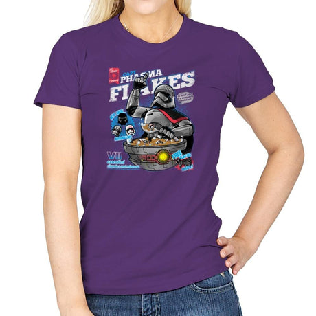Phasma Flakes Exclusive - Womens T-Shirts RIPT Apparel Small / Purple
