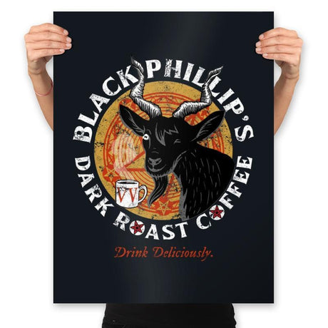 Phillip's Dark Roast - Prints Posters RIPT Apparel 18x24 / Black