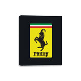 Phillip v Ferrari - Canvas Wraps Canvas Wraps RIPT Apparel 8x10 / Black