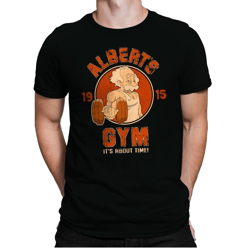 Physics Gym - Mens Premium T-Shirts RIPT Apparel Small / Black