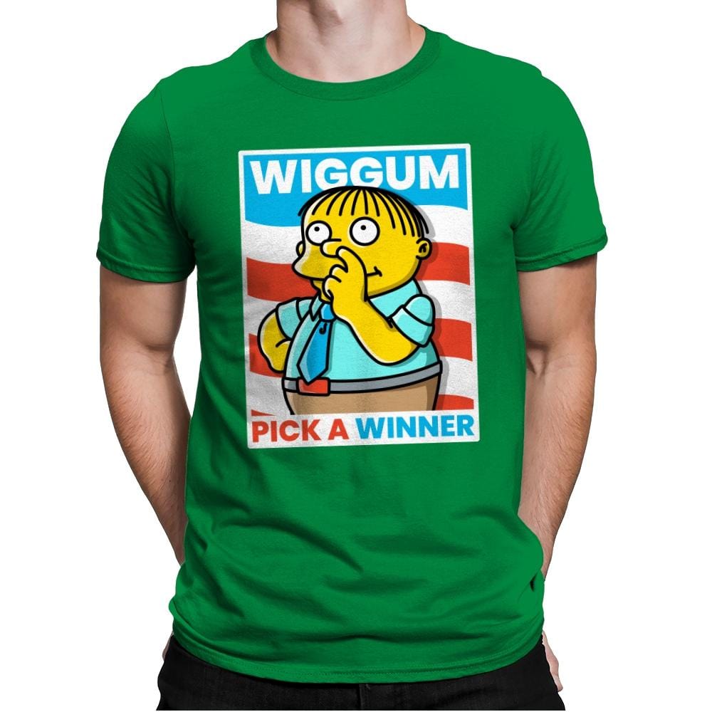 Pick A Winner - Mens Premium T-Shirts RIPT Apparel Small / Kelly