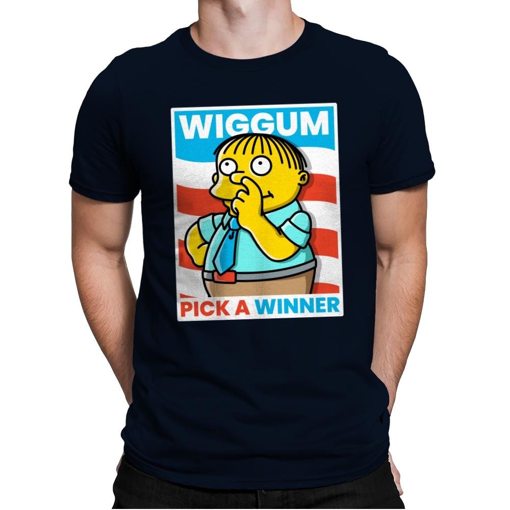 Pick A Winner - Mens Premium T-Shirts RIPT Apparel Small / Midnight Navy