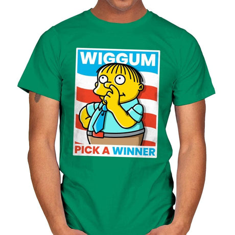 Pick A Winner - Mens T-Shirts RIPT Apparel Small / Kelly