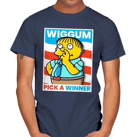 Pick A Winner - Mens T-Shirts RIPT Apparel Small / Navy