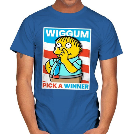 Pick A Winner - Mens T-Shirts RIPT Apparel Small / Royal