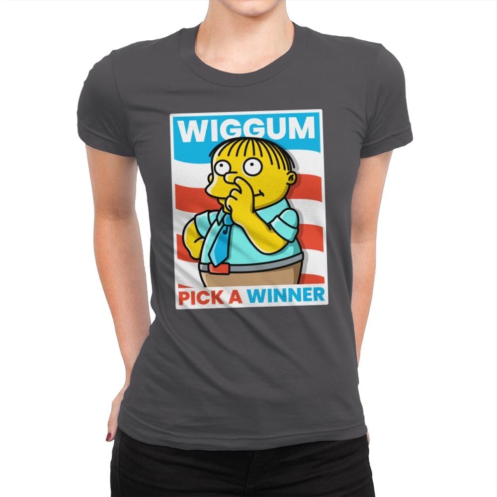 Pick A Winner - Womens Premium T-Shirts RIPT Apparel Small / Heavy Metal