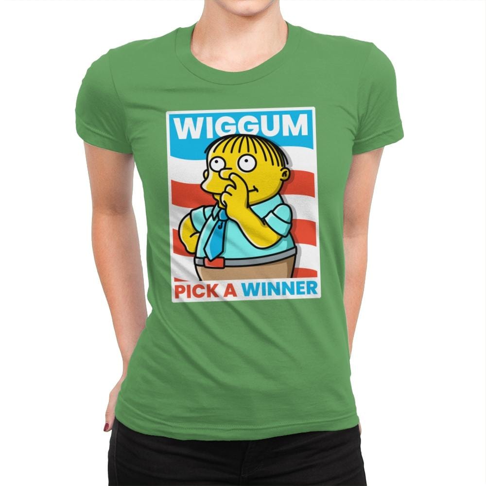 Pick A Winner - Womens Premium T-Shirts RIPT Apparel Small / Kelly