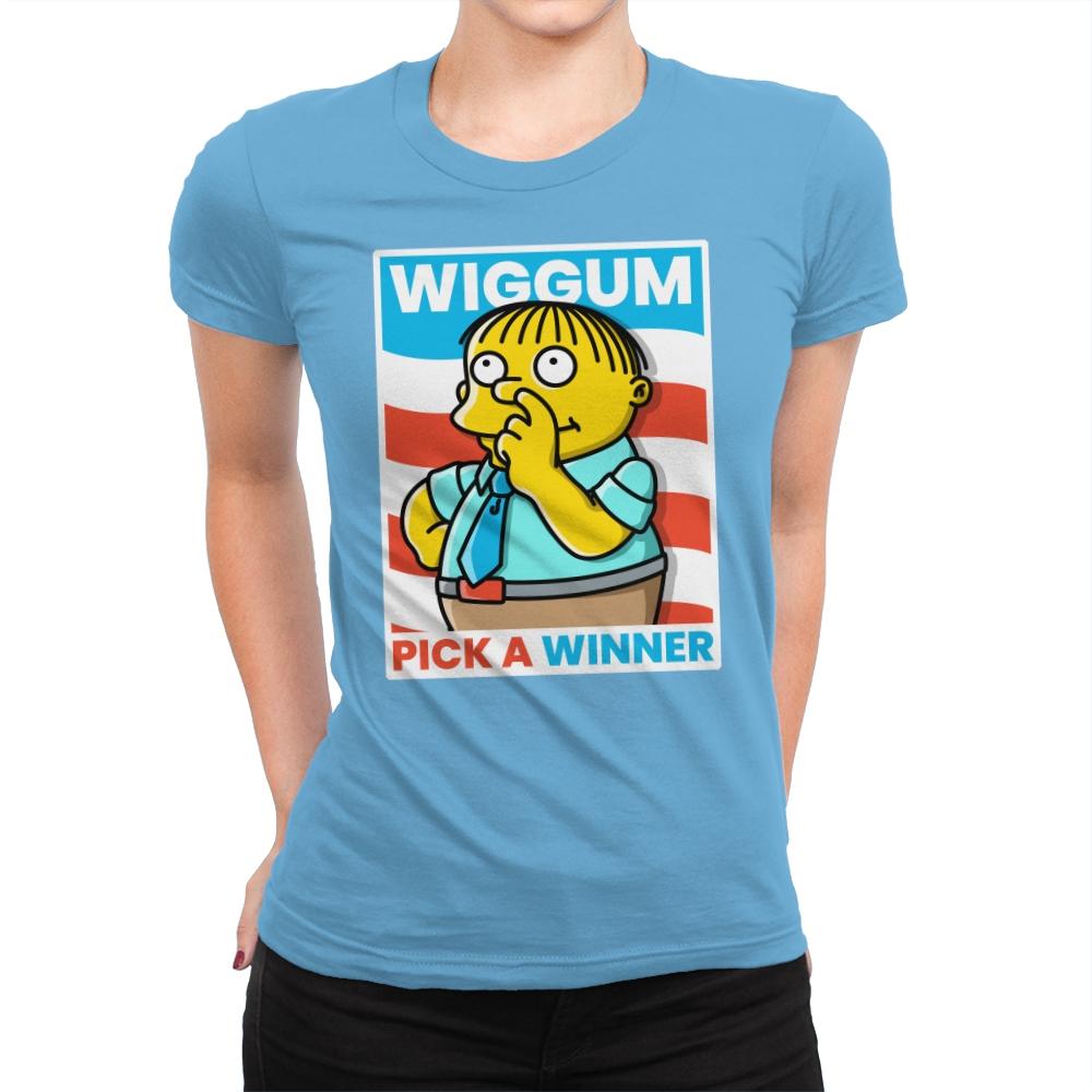 Pick A Winner - Womens Premium T-Shirts RIPT Apparel Small / Turquoise