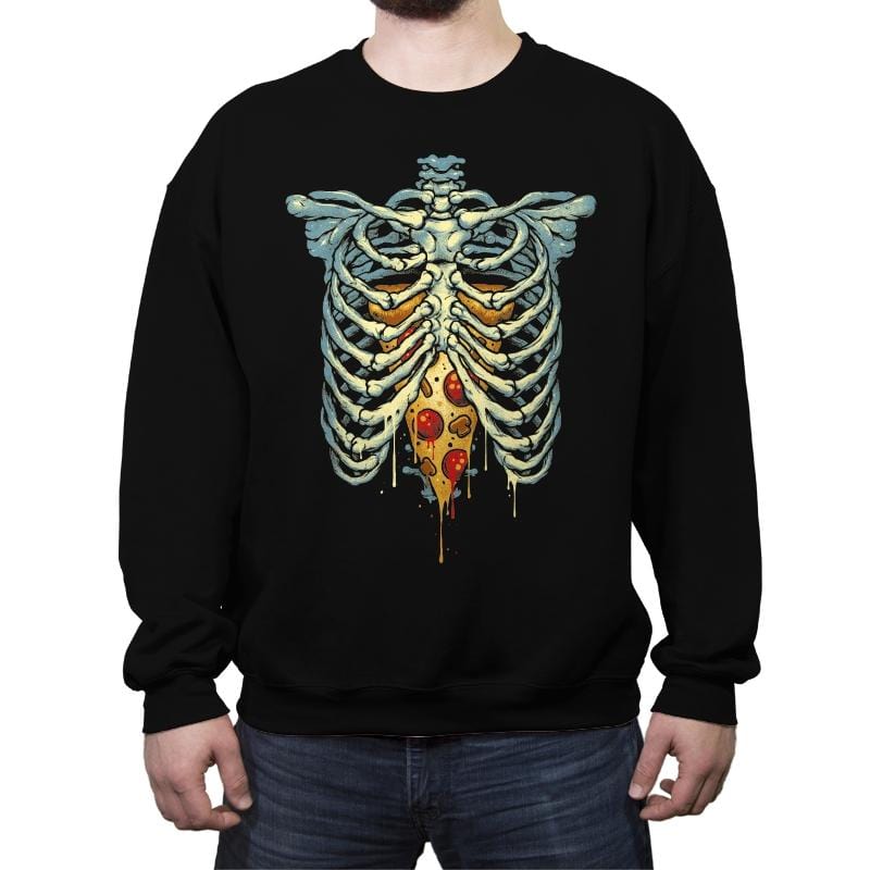 Pie Or Die - Crew Neck Sweatshirt Crew Neck Sweatshirt RIPT Apparel Small / Black