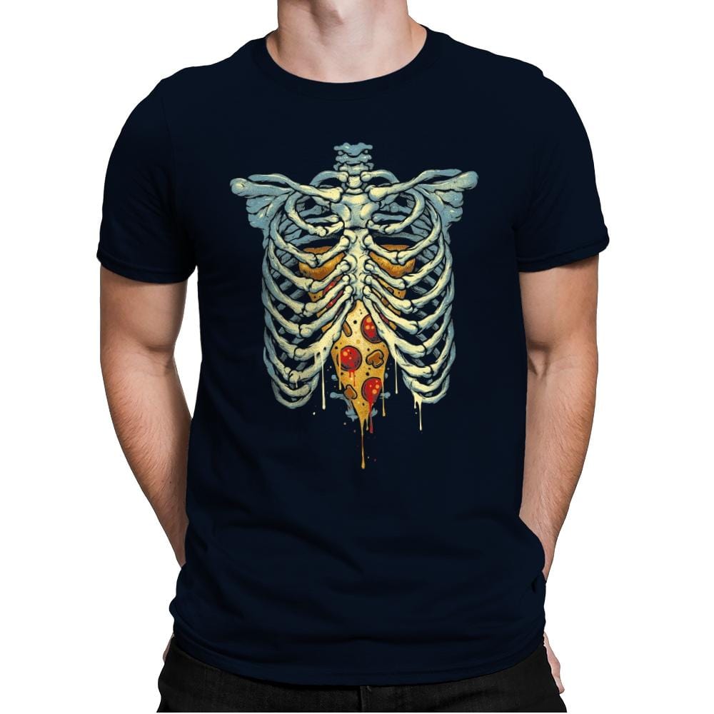 Pie Or Die - Mens Premium T-Shirts RIPT Apparel Small / Midnight Navy