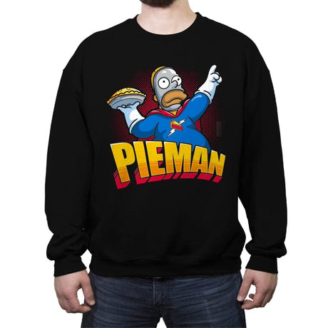 Pieman - Crew Neck Sweatshirt Crew Neck Sweatshirt RIPT Apparel Small / Black
