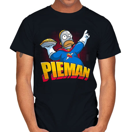 Pieman - Mens T-Shirts RIPT Apparel Small / Black