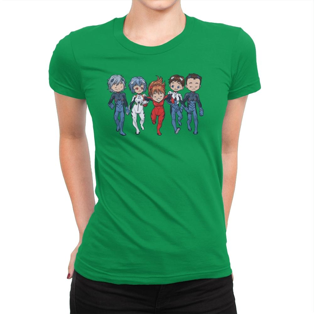Pilot Friends - Miniature Mayhem - Womens Premium T-Shirts RIPT Apparel Small / Kelly Green