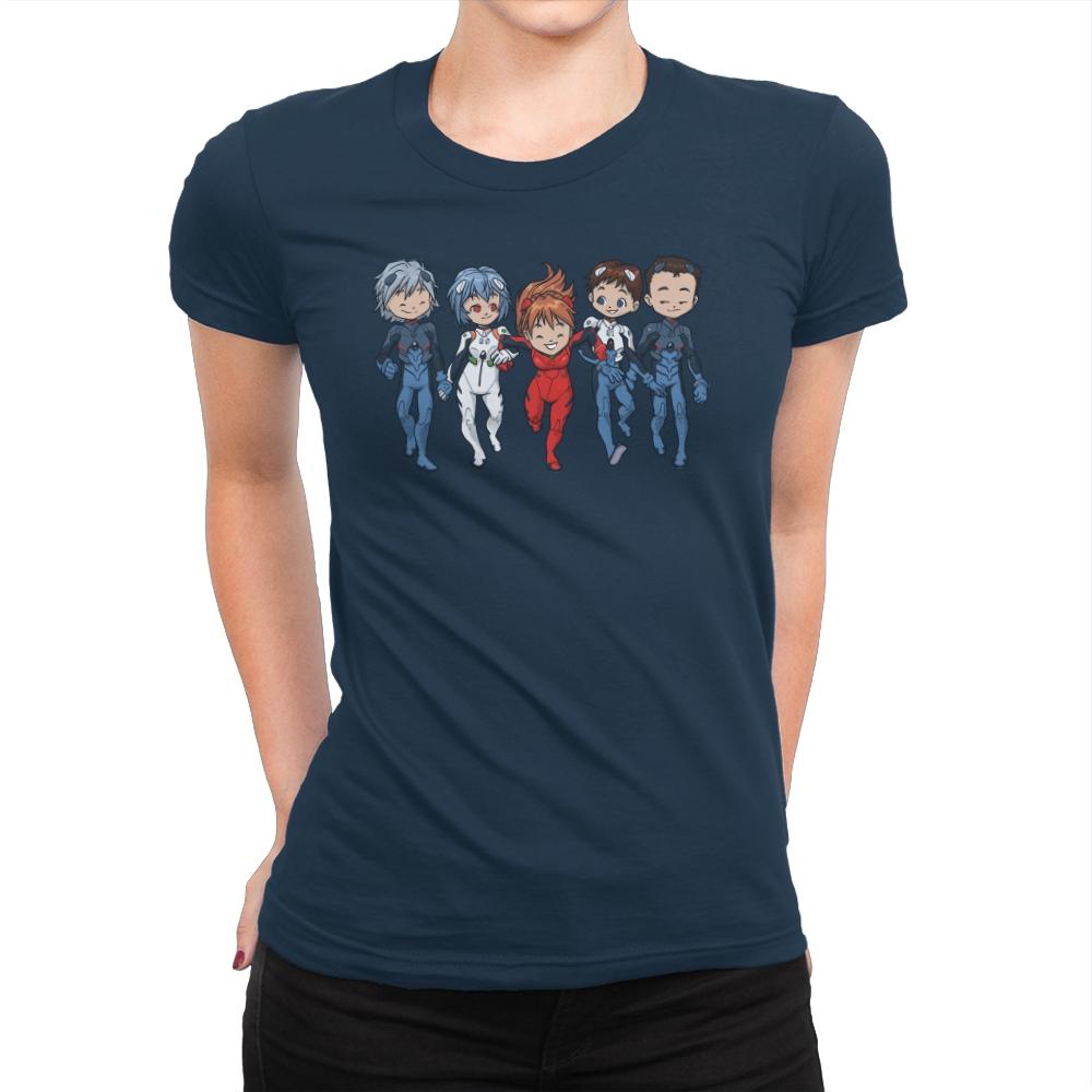 Pilot Friends - Miniature Mayhem - Womens Premium T-Shirts RIPT Apparel Small / Midnight Navy