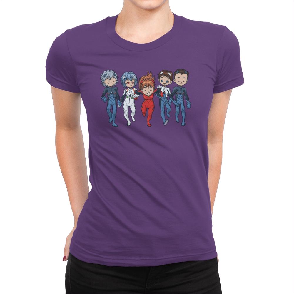Pilot Friends - Miniature Mayhem - Womens Premium T-Shirts RIPT Apparel Small / Purple Rush