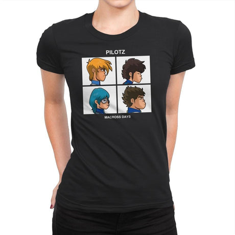 Pilotz - Womens Premium T-Shirts RIPT Apparel Small / Black