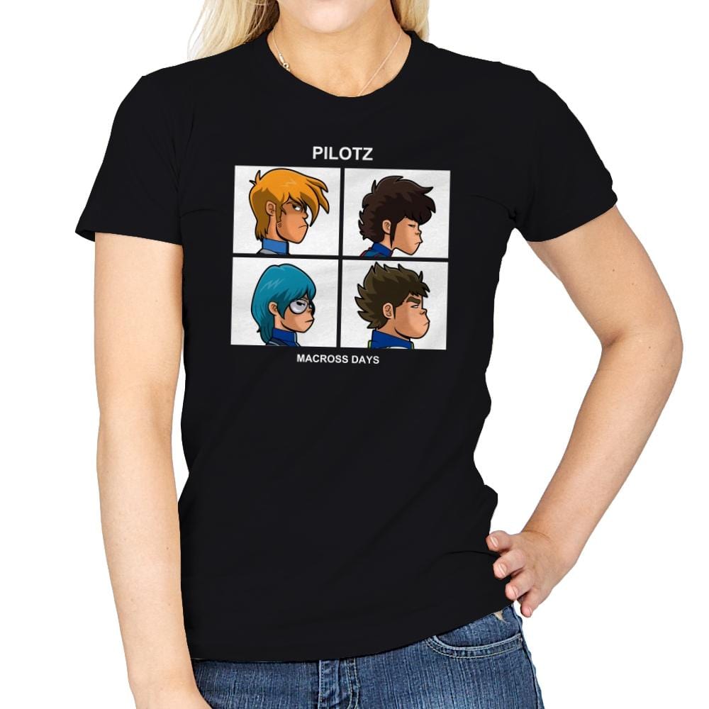 Pilotz - Womens T-Shirts RIPT Apparel Small / Black