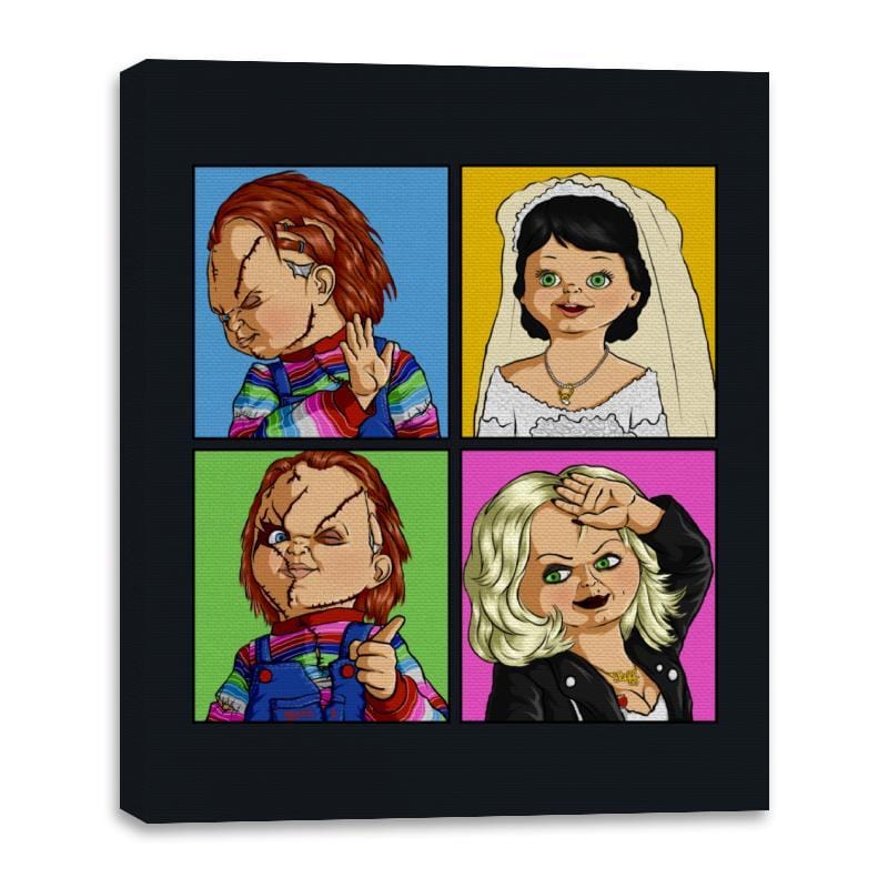 Pimp My Bride - Canvas Wraps Canvas Wraps RIPT Apparel 16x20 / Black