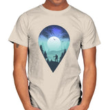 Pin Your Destination - Mens T-Shirts RIPT Apparel Small / Natural