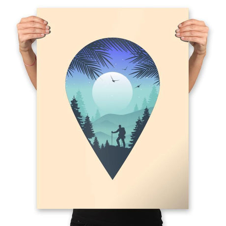 Pin Your Destination - Prints Posters RIPT Apparel 18x24 / Natural