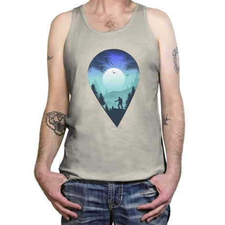 Pin Your Destination - Tanktop Tanktop RIPT Apparel