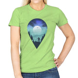 Pin Your Destination - Womens T-Shirts RIPT Apparel Small / Mint Green