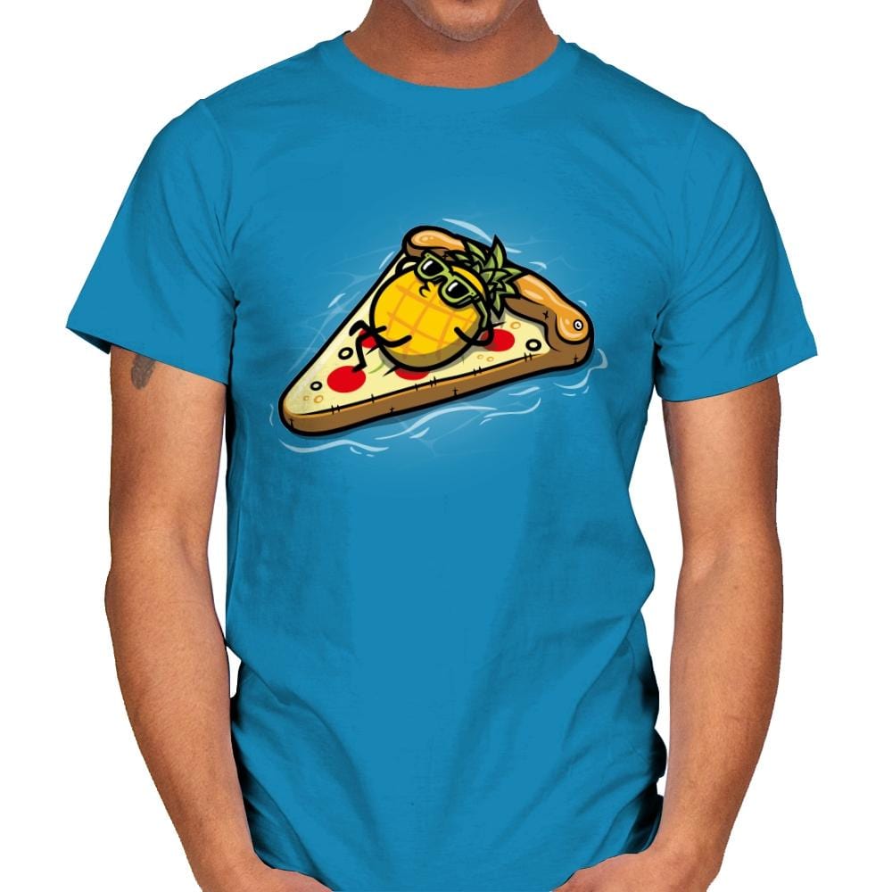 Pineapple Loves Pizza - Mens T-Shirts RIPT Apparel Small / Sapphire