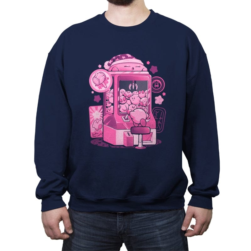 Pink Claw Machine - Crew Neck Sweatshirt Crew Neck Sweatshirt RIPT Apparel Small / Navy