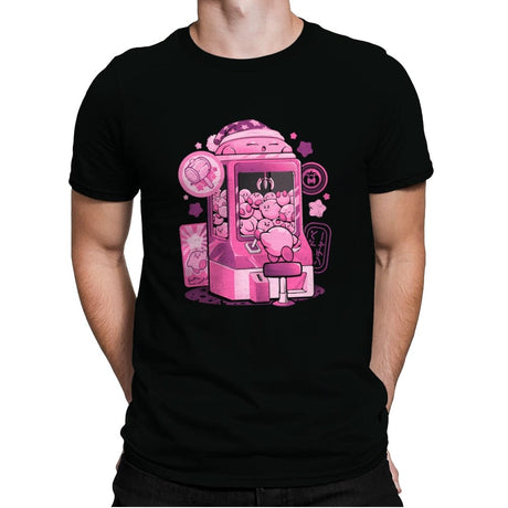 Pink Claw Machine - Mens Premium T-Shirts RIPT Apparel Small / Black