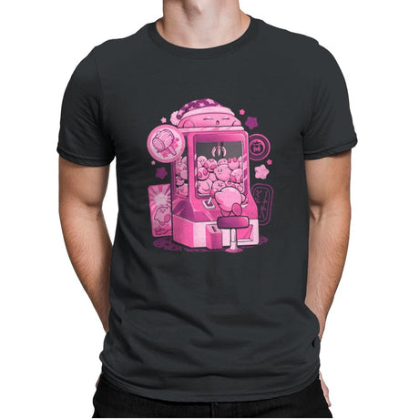 Pink Claw Machine - Mens Premium T-Shirts RIPT Apparel Small / Heavy Metal