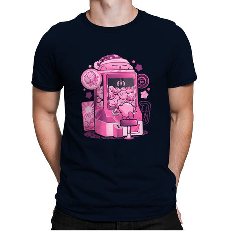 Pink Claw Machine - Mens Premium T-Shirts RIPT Apparel Small / Midnight Navy