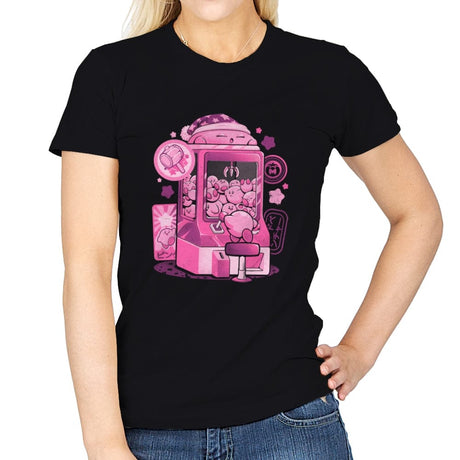 Pink Claw Machine - Womens T-Shirts RIPT Apparel Small / Black
