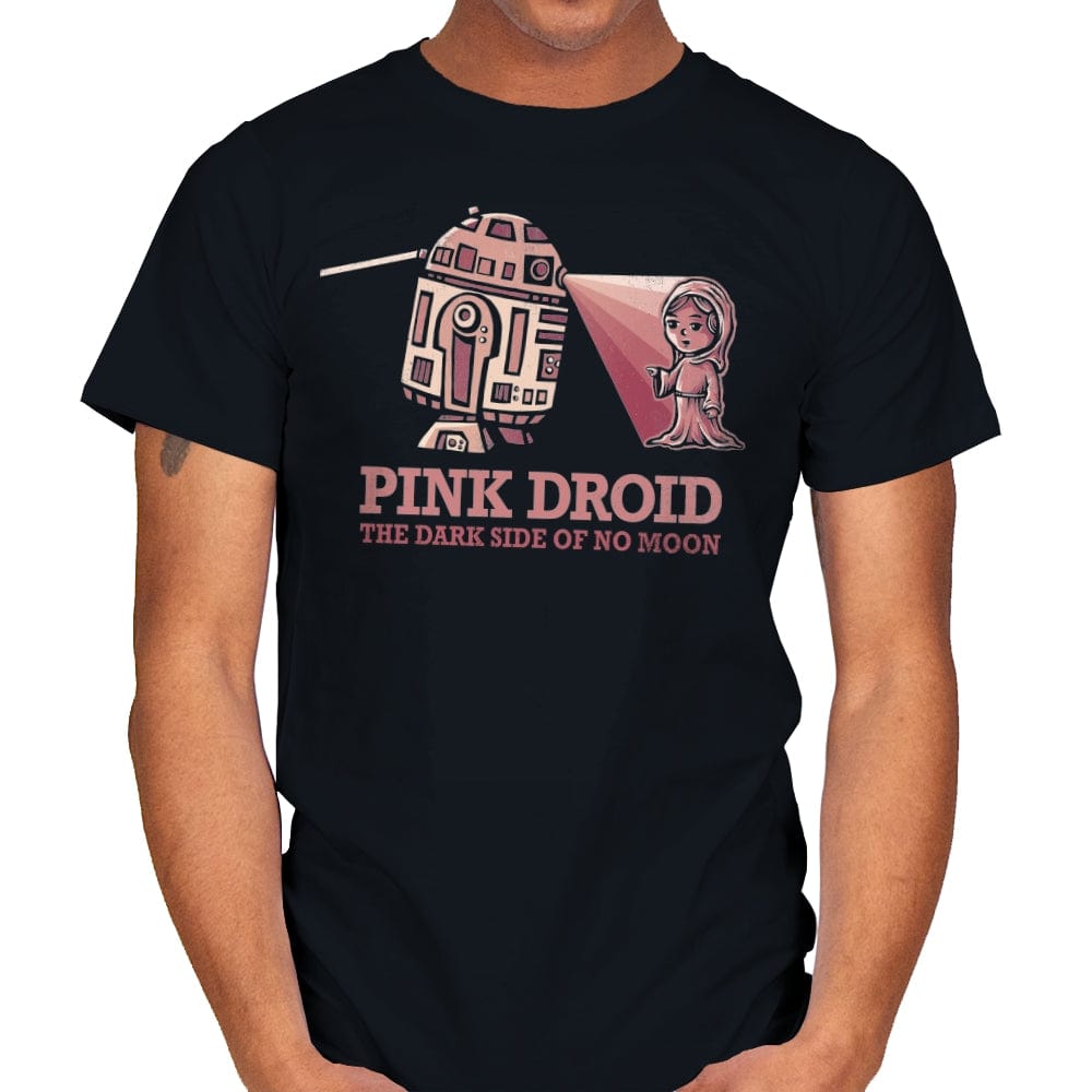 Pink Droid - Mens T-Shirts RIPT Apparel Small / Black