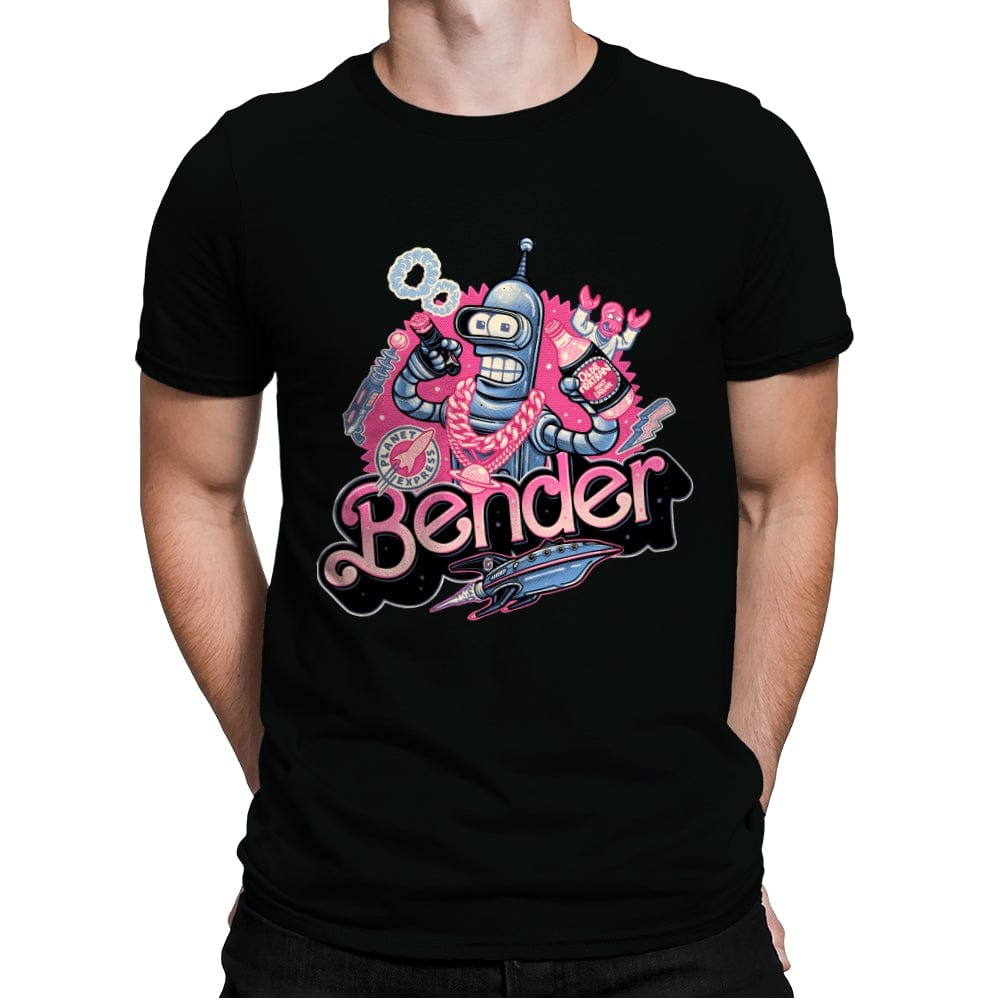 Pink Future Ahead of Us - Mens Premium T-Shirts RIPT Apparel Small / Black