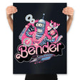 Pink Future Ahead of Us - Prints Posters RIPT Apparel 18x24 / Black