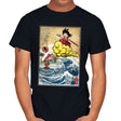 Pink House on Small Island - Mens T-Shirts RIPT Apparel Small / Black