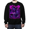 Pink Neon - Crew Neck Sweatshirt Crew Neck Sweatshirt RIPT Apparel Small / Black